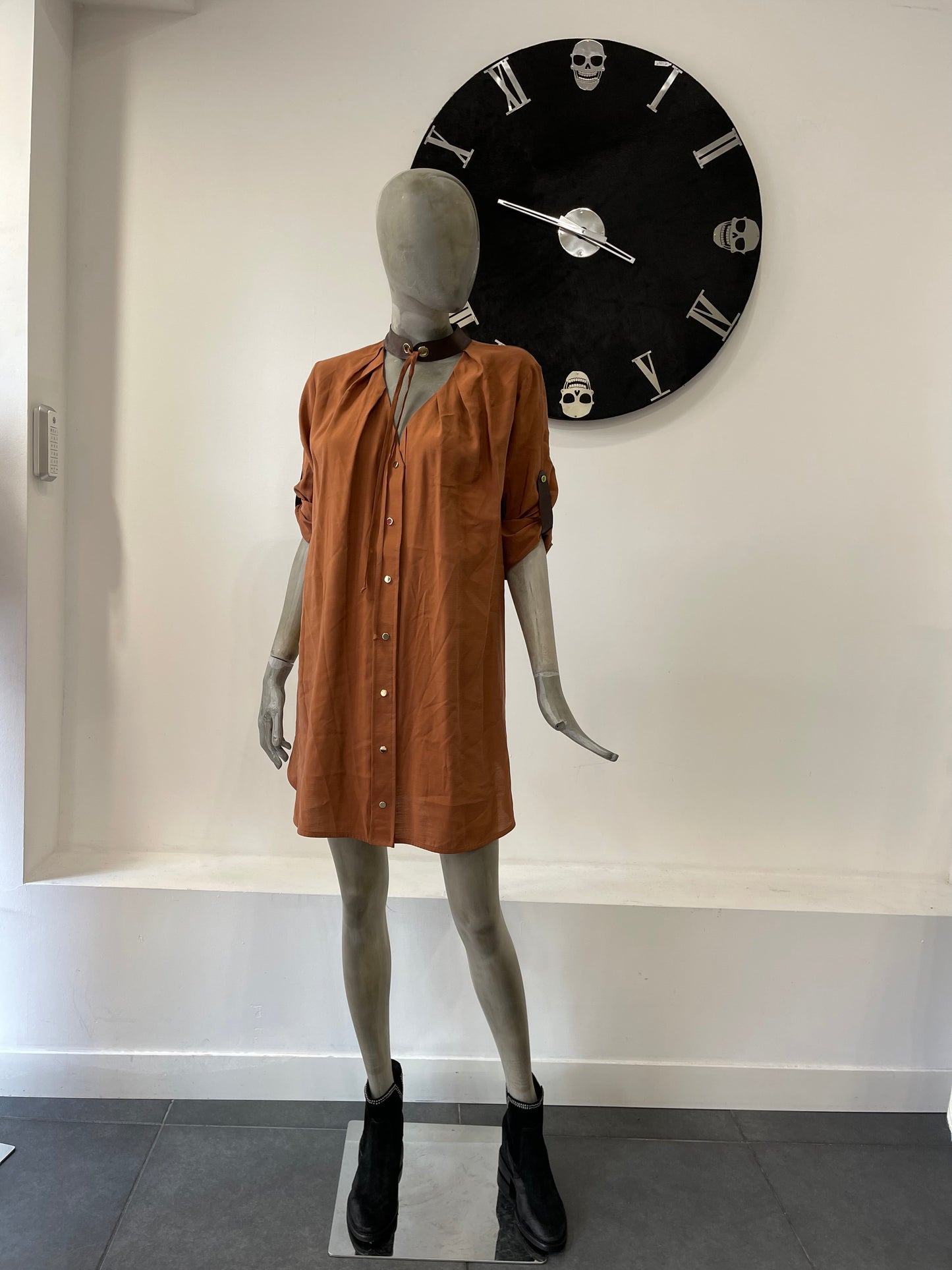 Babylon Dress Mini Camel