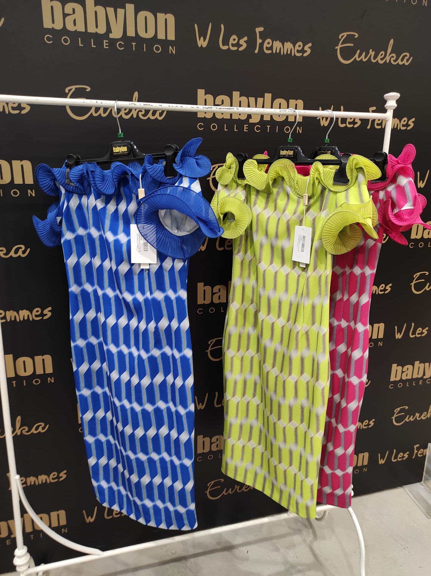 Babylon dress midi Cobal Blu
