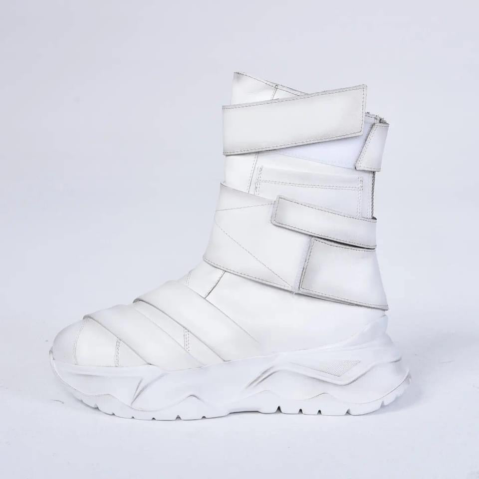 Junus Coban Exclusieve Laarzen/Sneakers Bianco