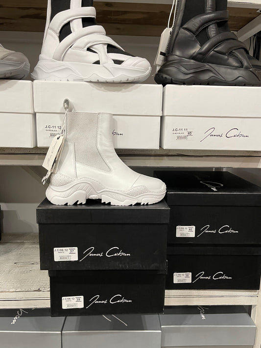 Junus Coban Uniseks Laarzen / Sneakers Bianco