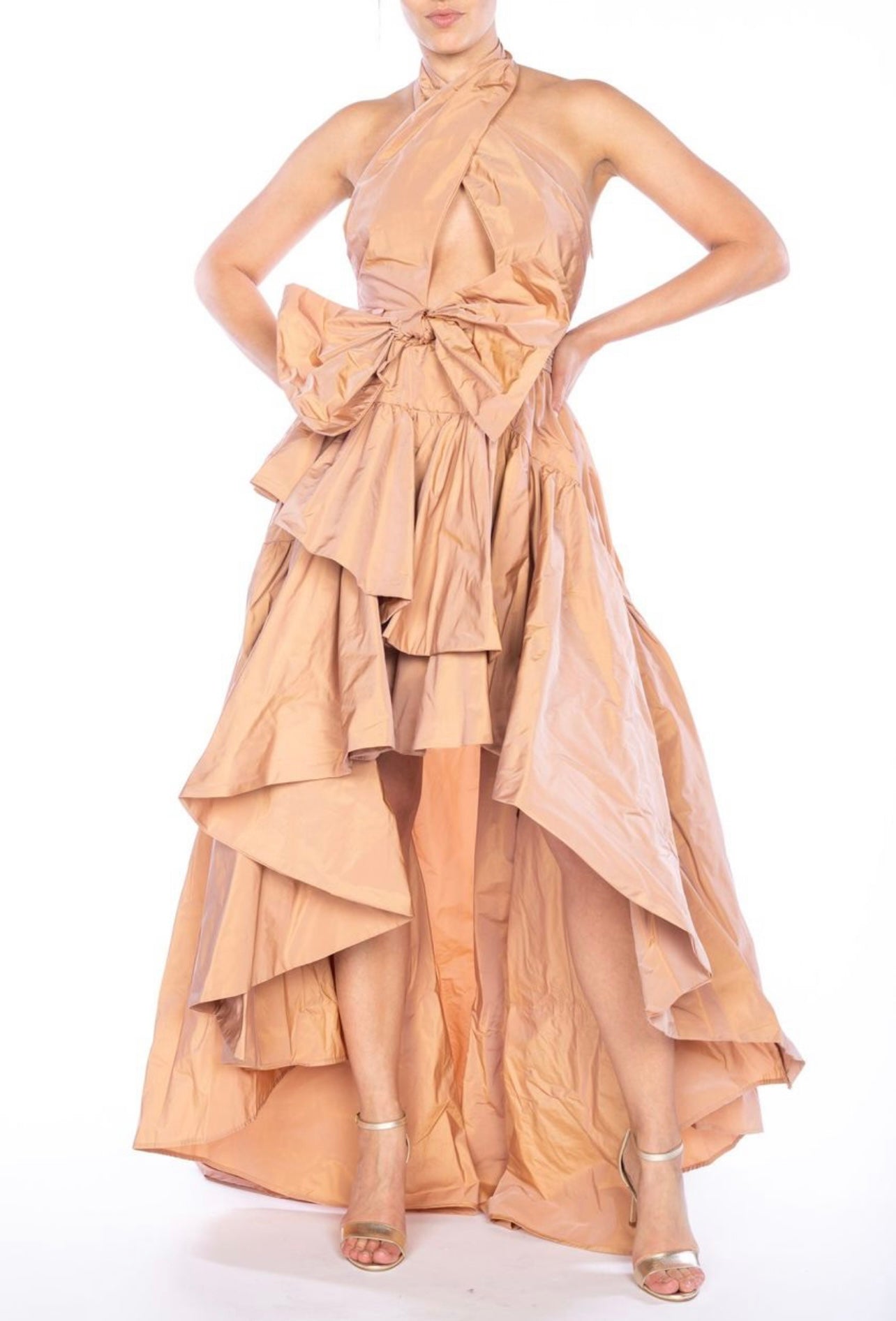 Babylon Dress lungo Champagne