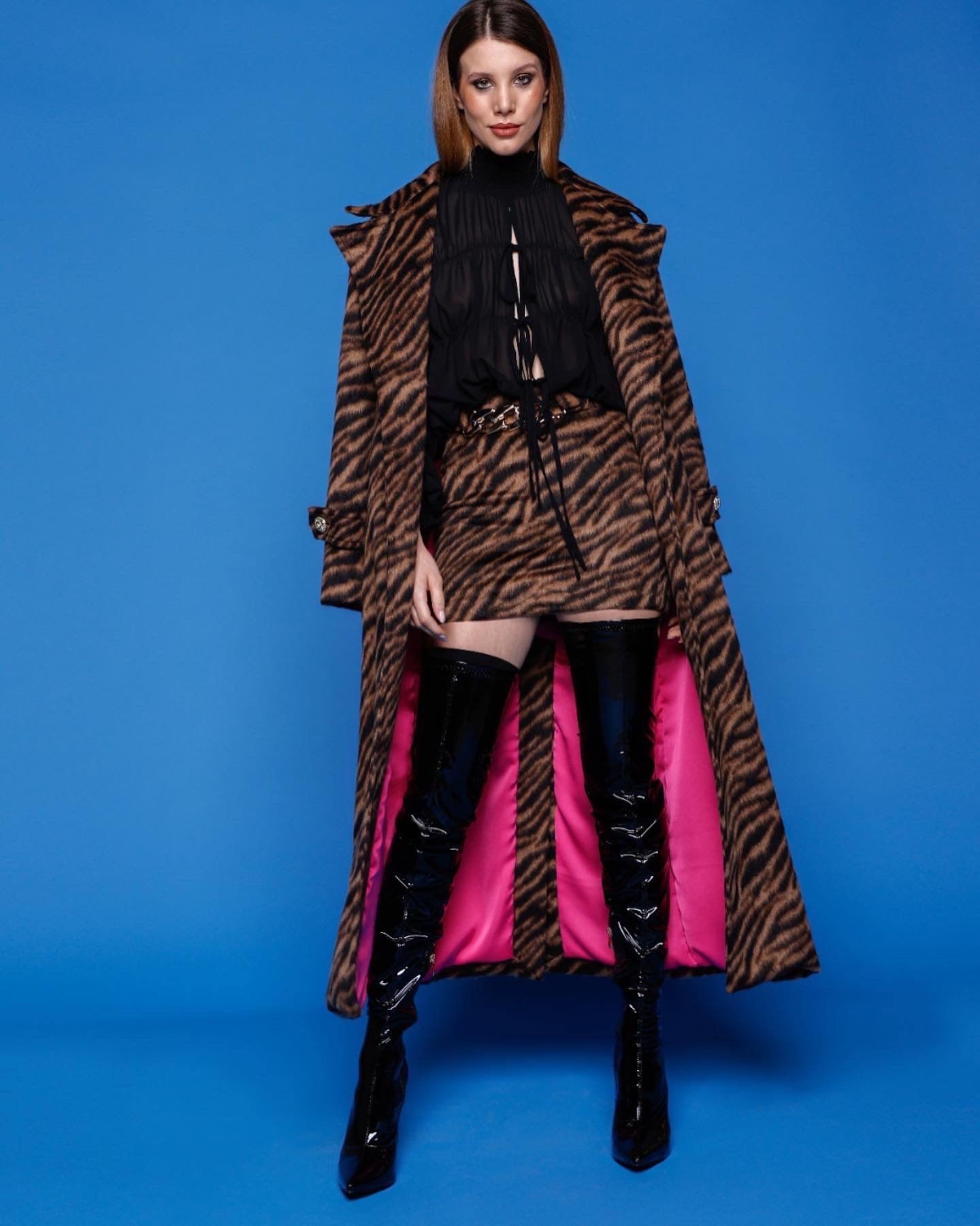 Babylon Leopard Skirt