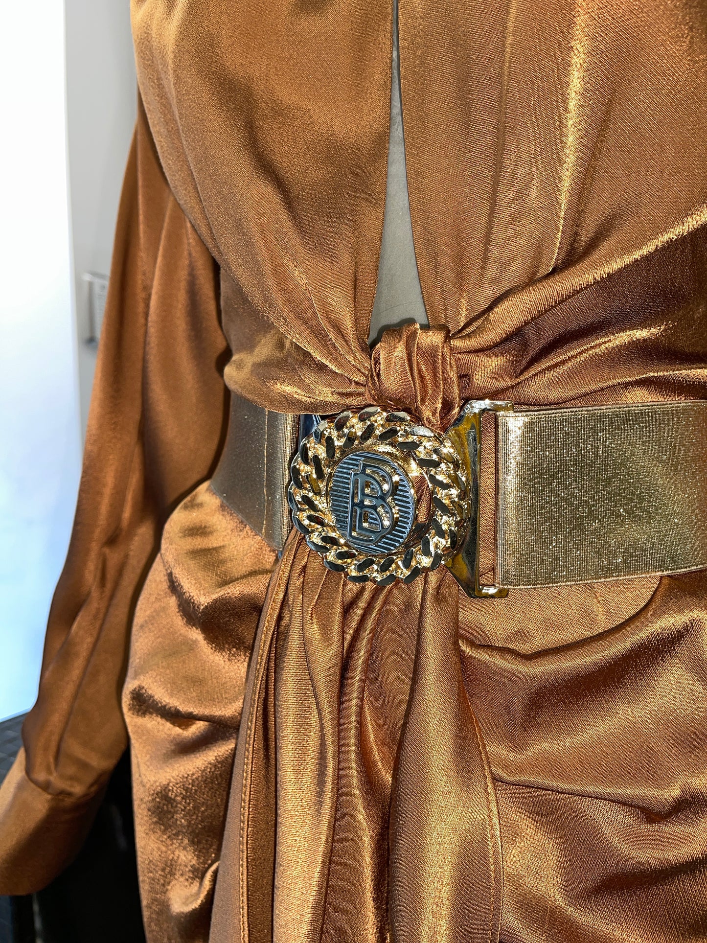 Babylon dress exclusiva Camel Lungo