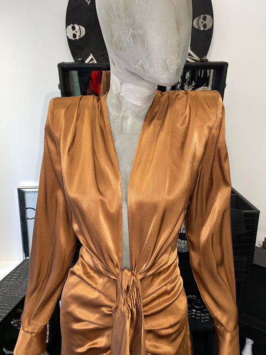 Babylon dress exclusiva Camel Lungo