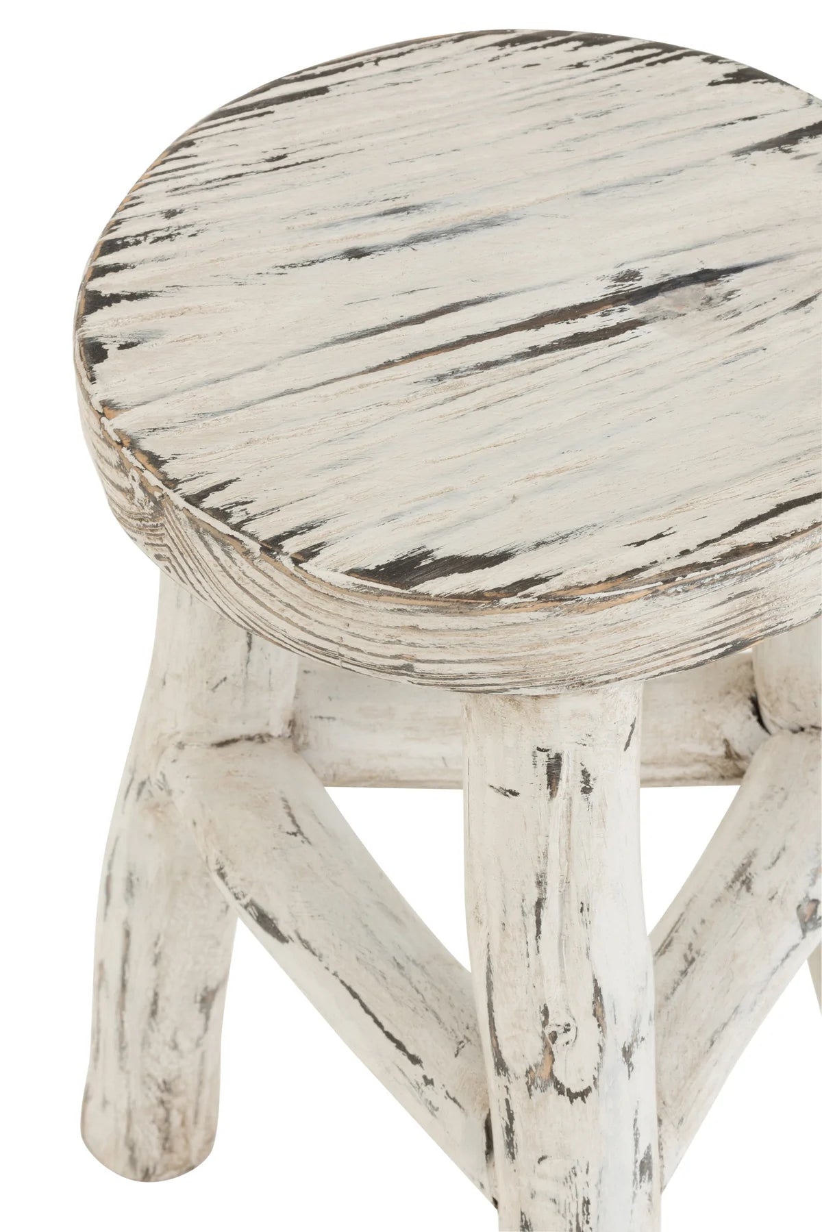 J-line ibiza white wash chair