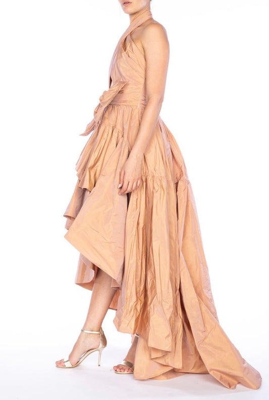 Babylon Dress lungo Champagne