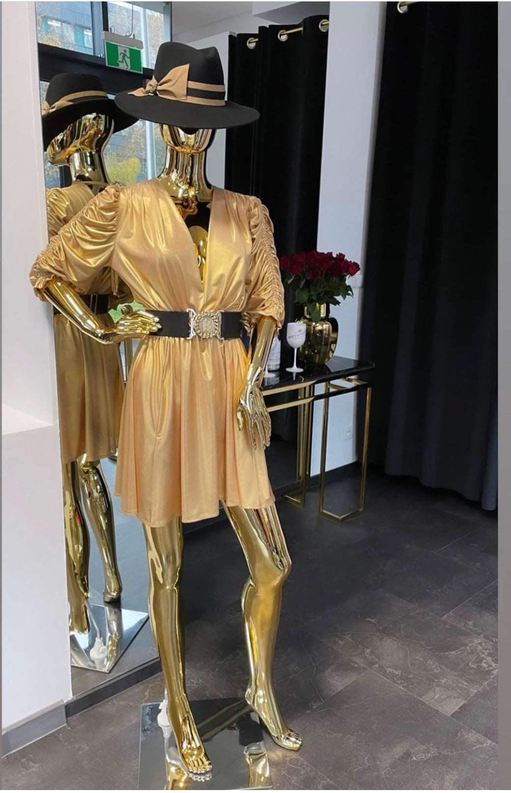 Babylon Dress Gold exclusive