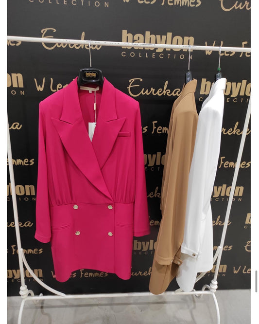 Babylon Blazer Dress camel