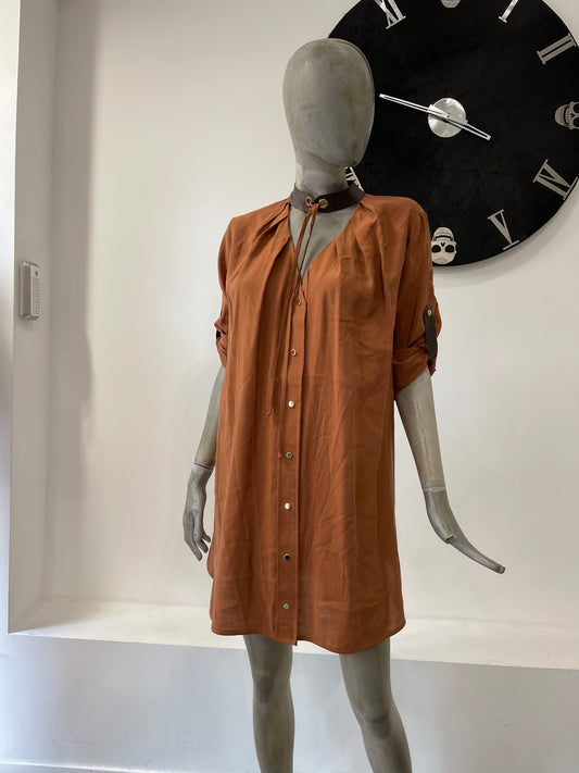 Babylon Dress Mini Camel