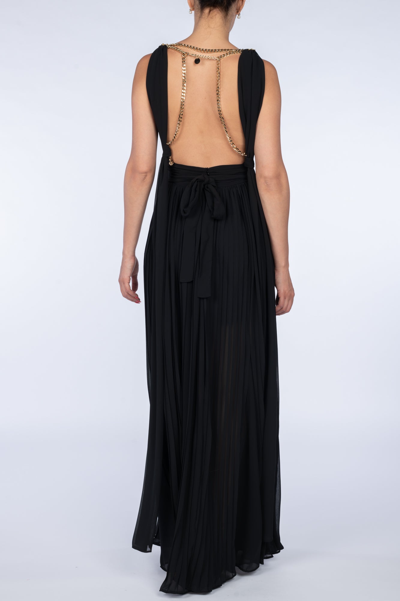 Babylon Black Long Dress