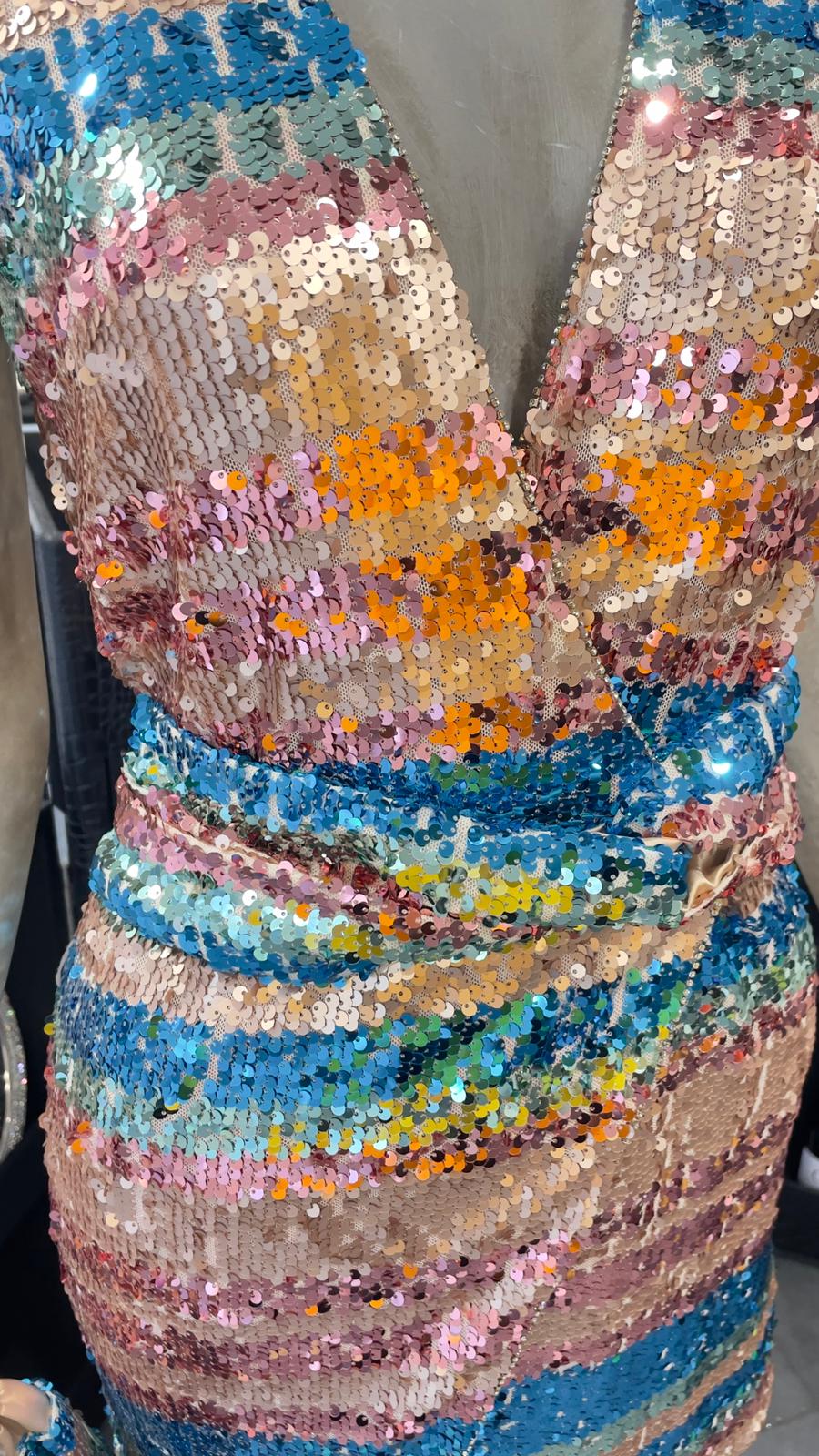 BABYLON DRESS MULTICOLOR