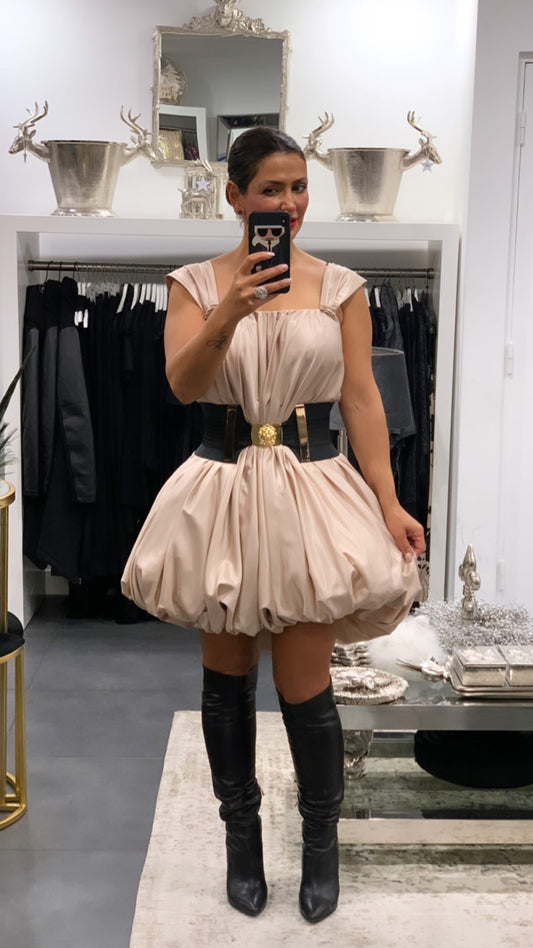 Babylon Dress Balon Champagne
