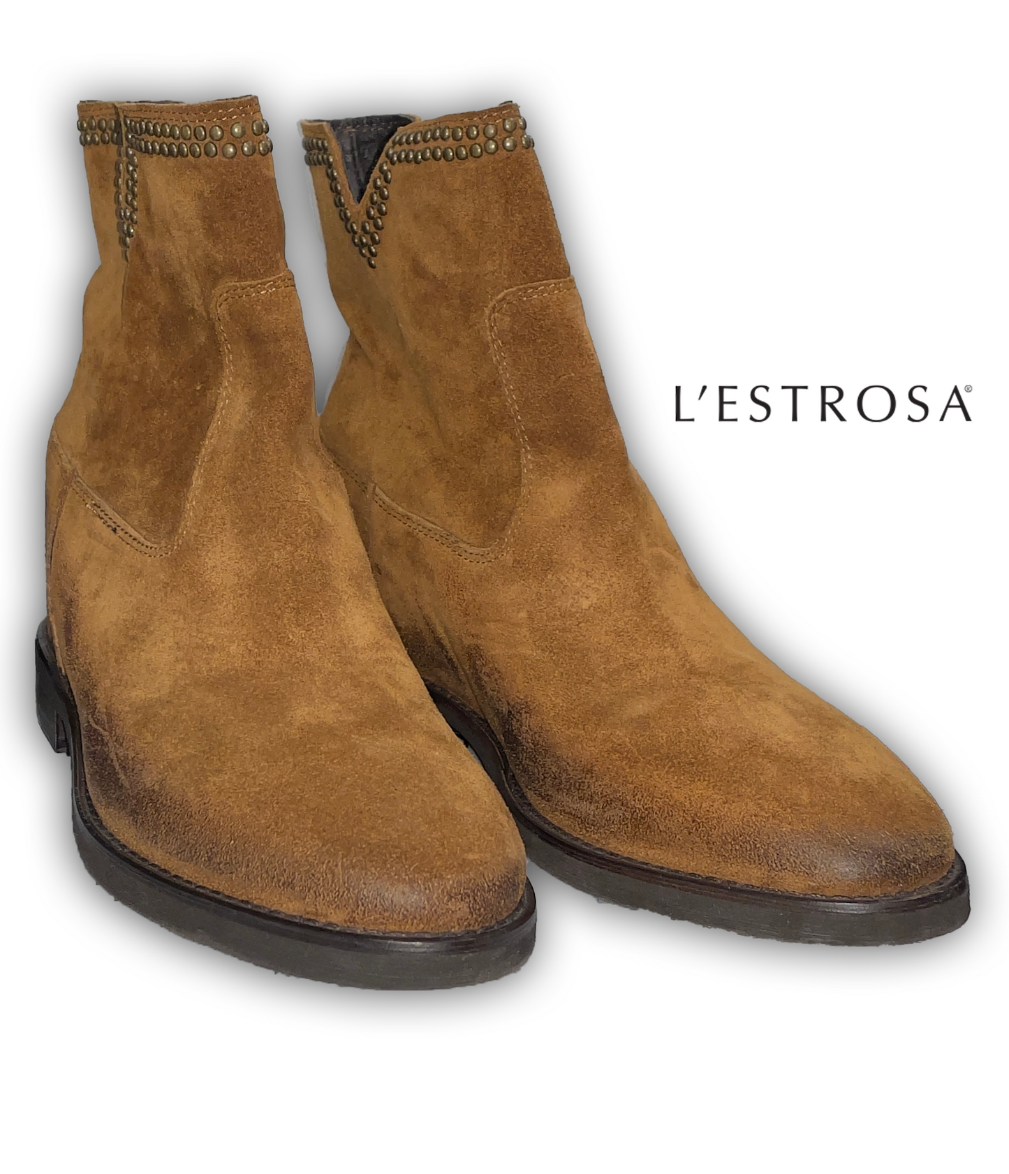 L´ESTROSA - ECHT LEDER STIEFELETTEN