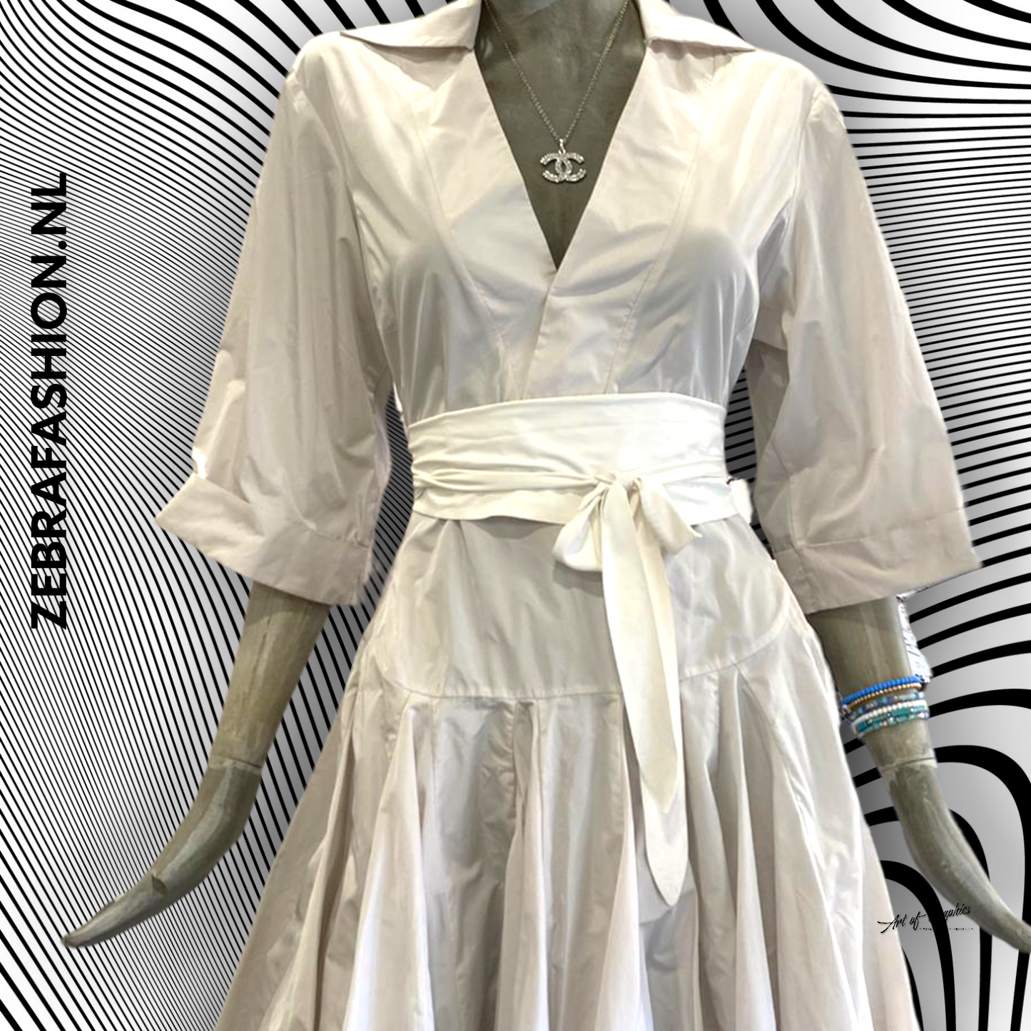 Babylon Dress Light Grey