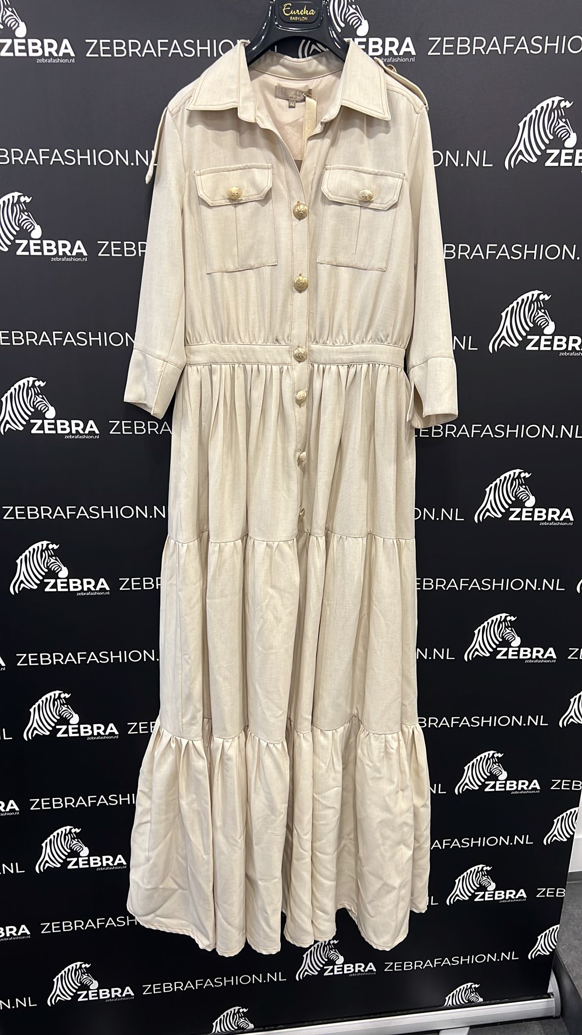 Babylon dress Lungo beige