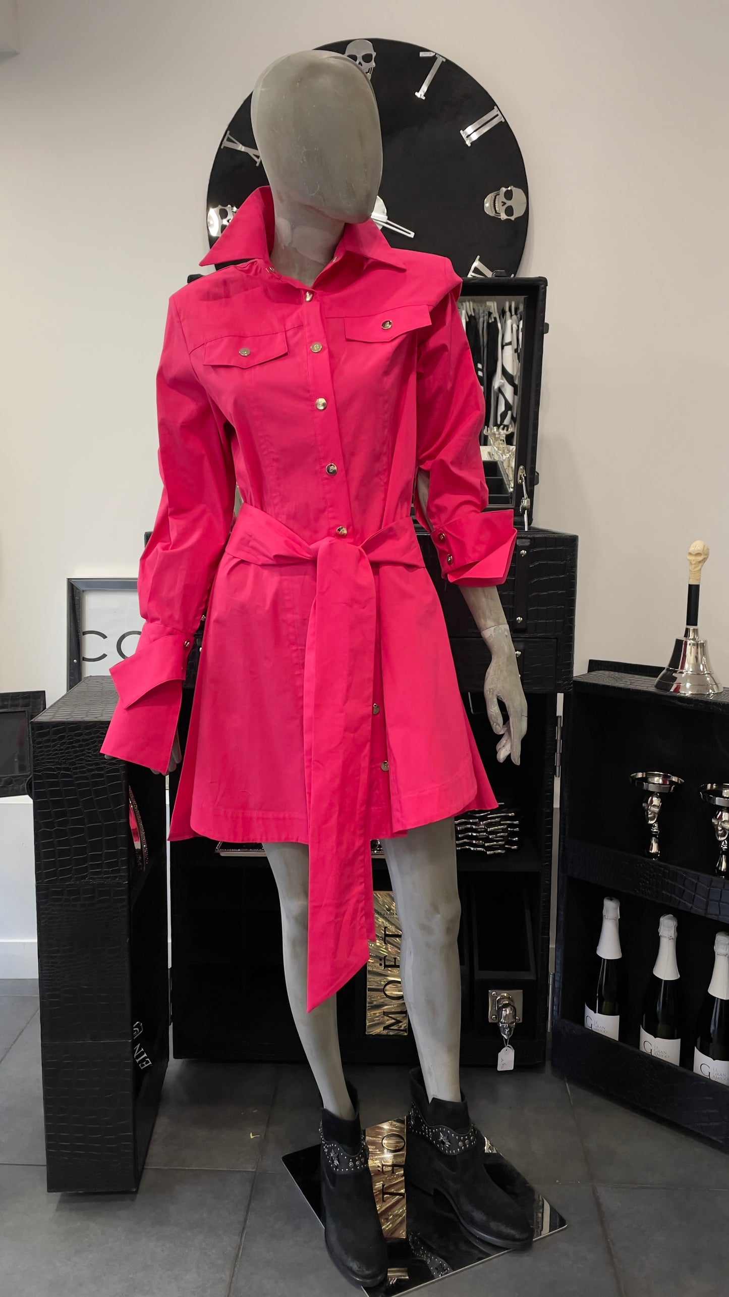 Babylon Dress Fushia