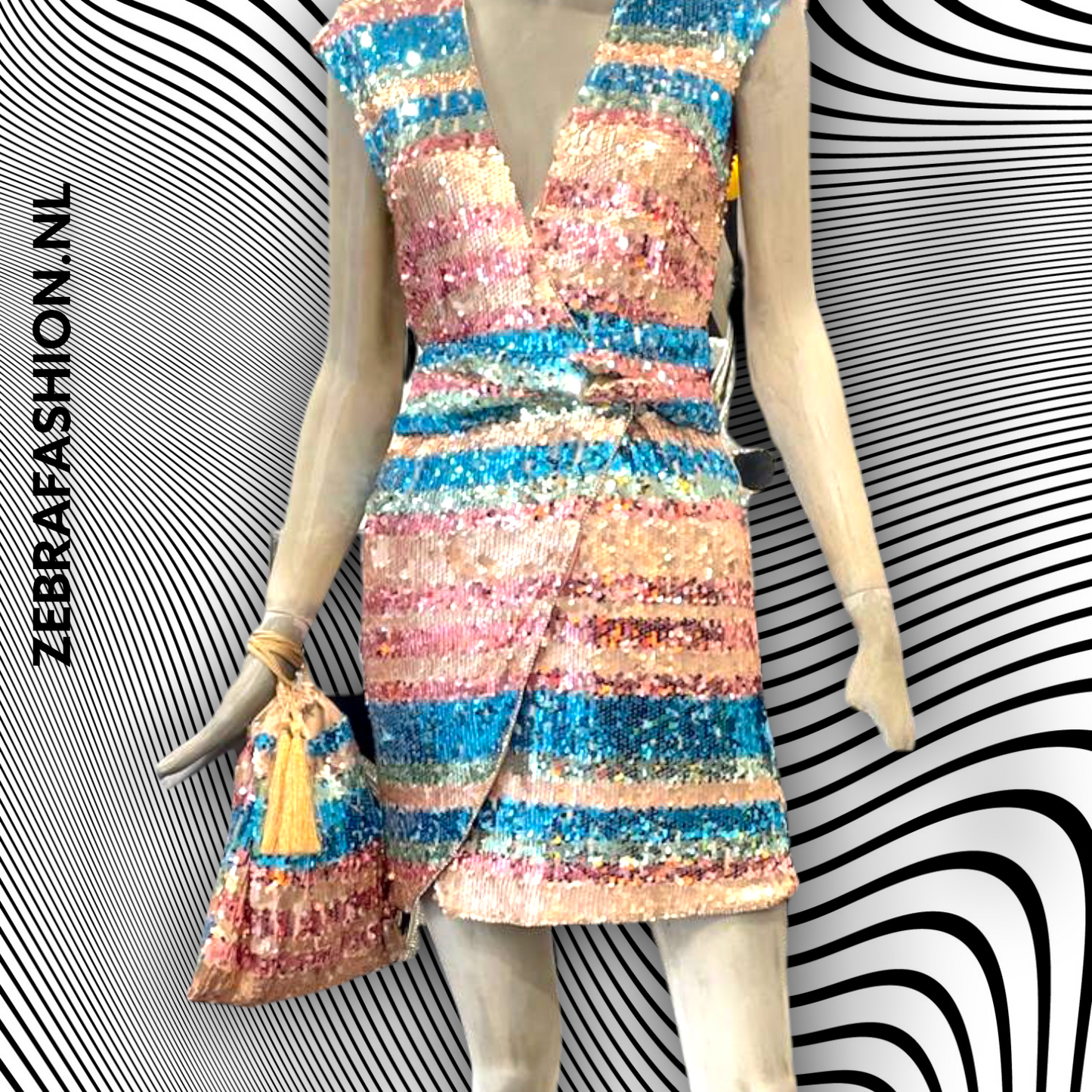 BABYLON DRESS MULTICOLOR