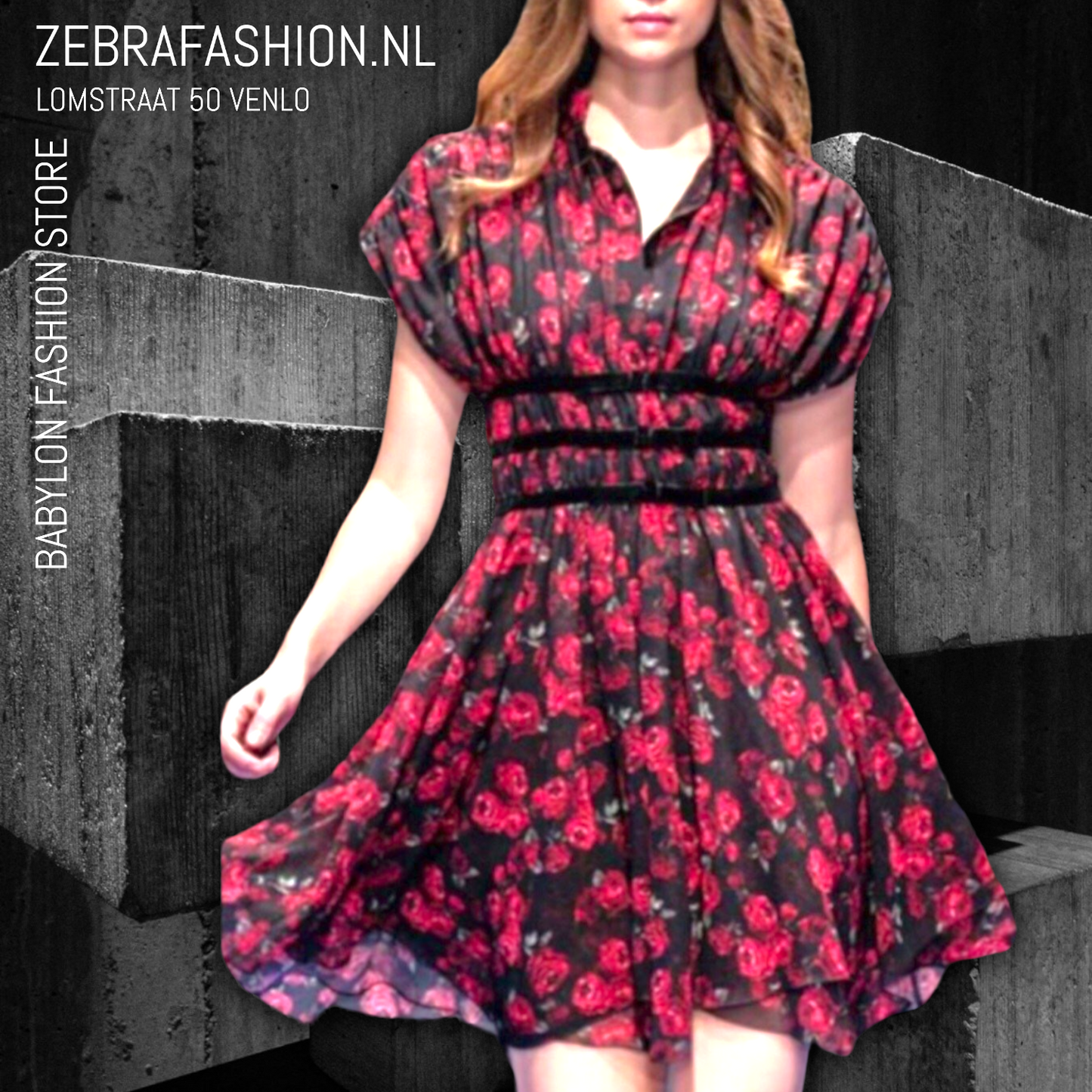 Babylon Dress Red