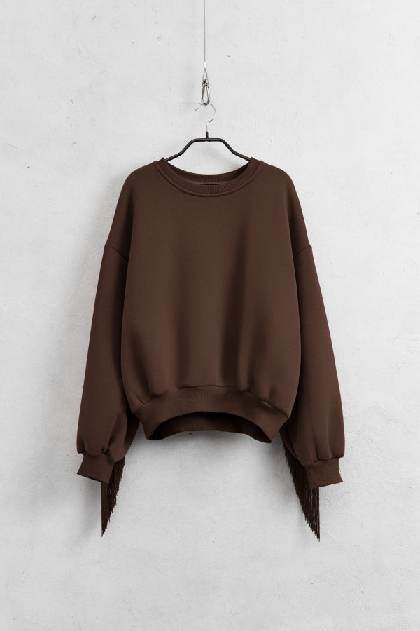 Sweatshirt franje