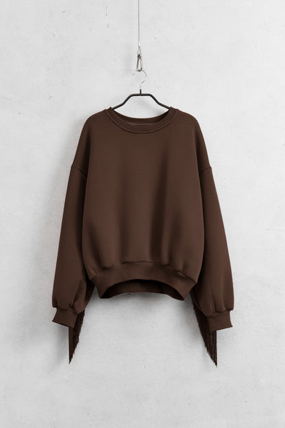 Sweatshirt franje