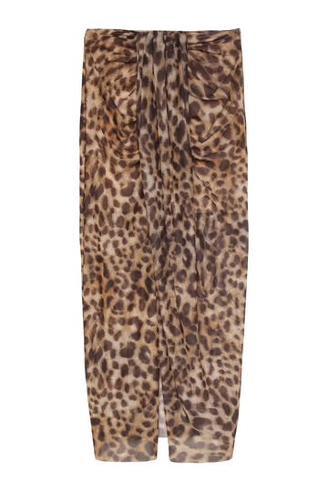 Quzu skirt leopard