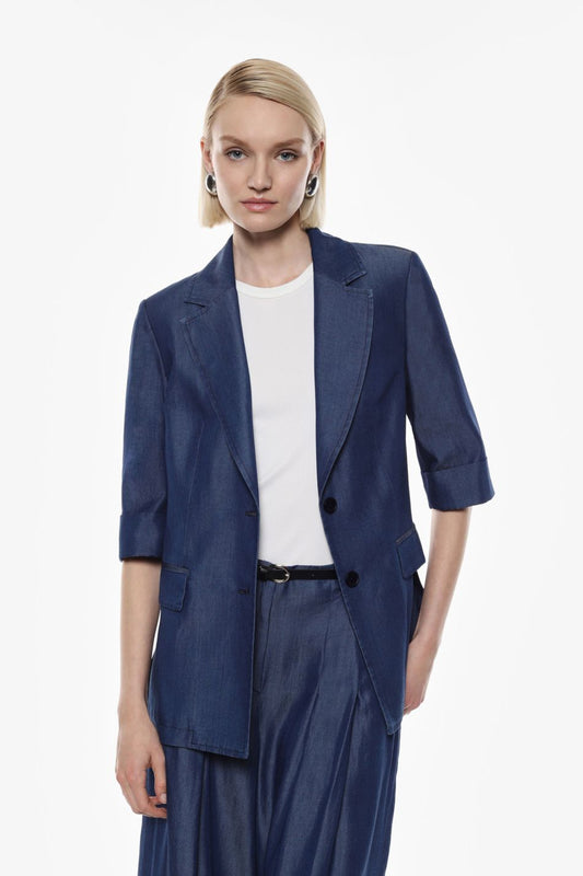Imperial denim blazer
