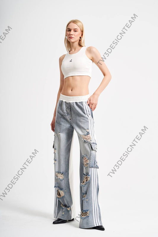 Tw3 palazzo casual jeans