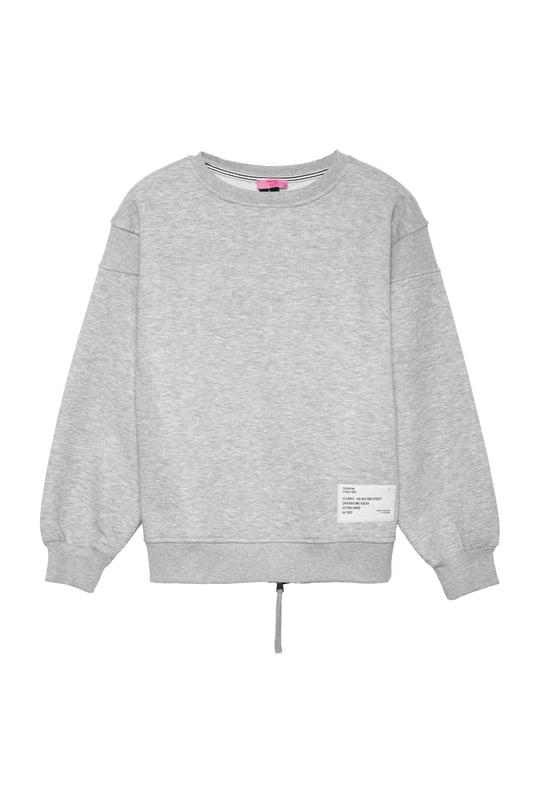 Quzu sweater grey zip