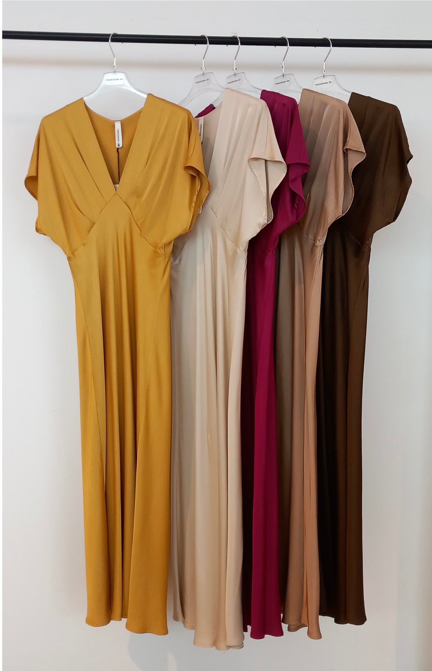 Tensione in dress lungo viscose