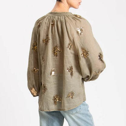 Tensione in blouse Sabbia