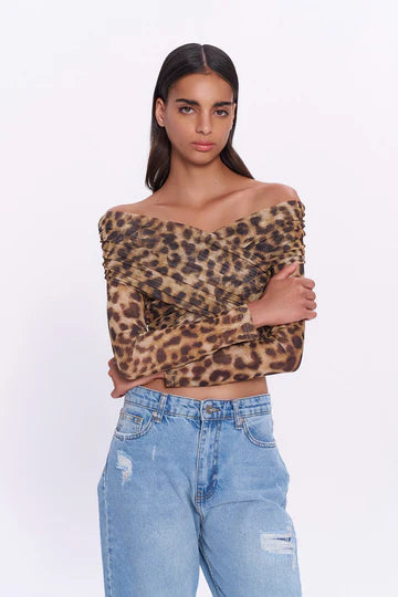 Quzu leopard shirt