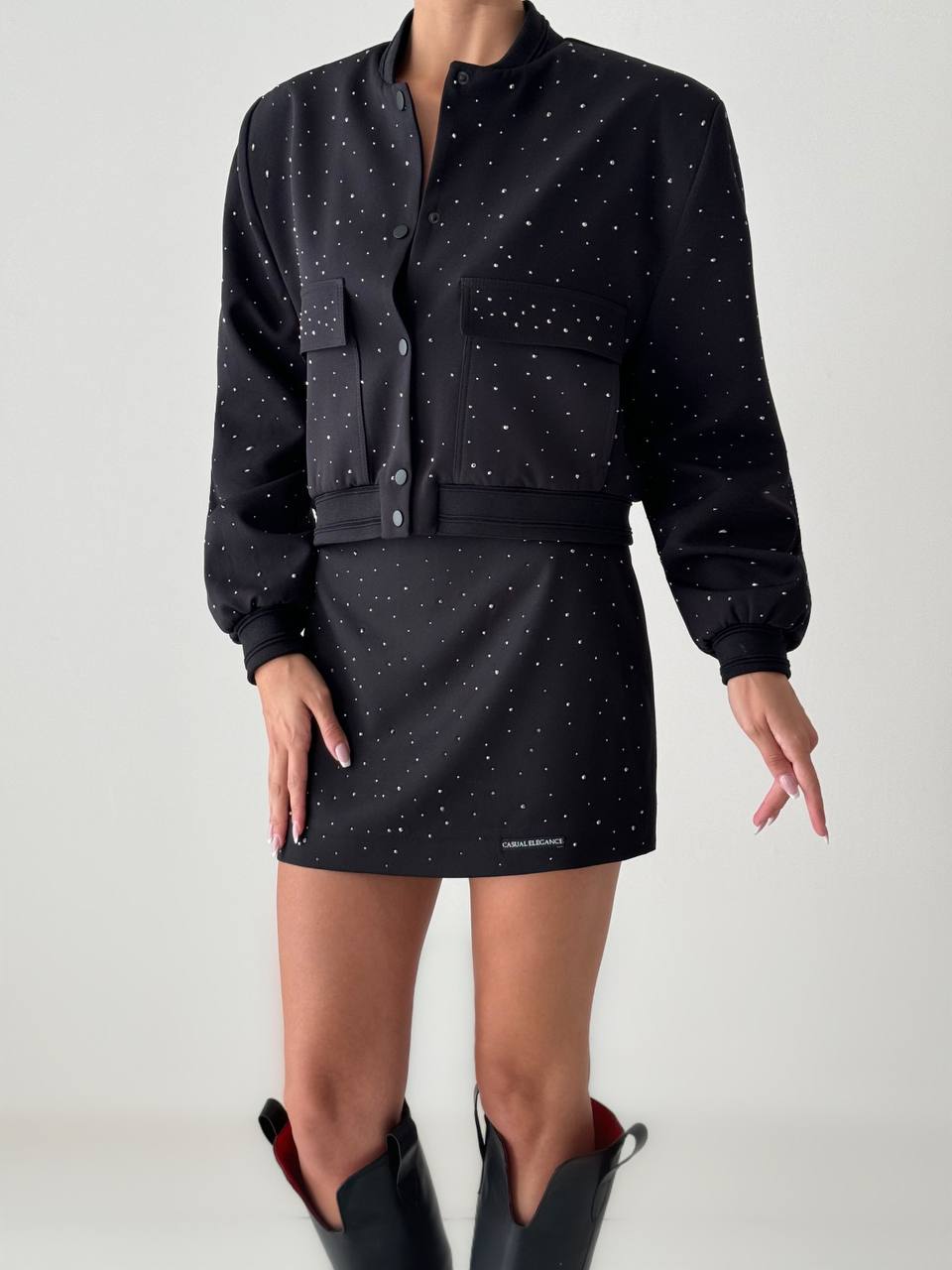 Quzu bomber glitter