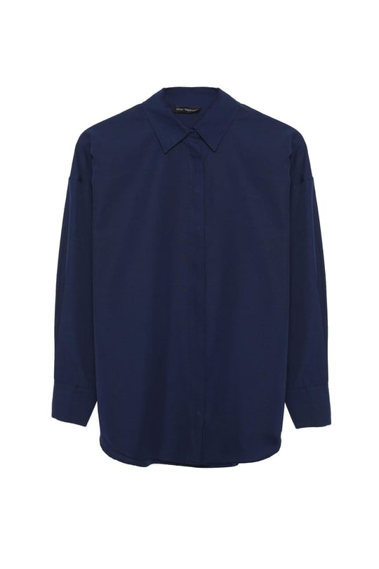 Quzu oversized blouse Marine