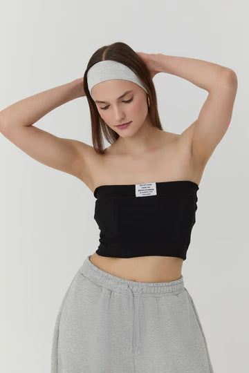 Quzu strapless shirt