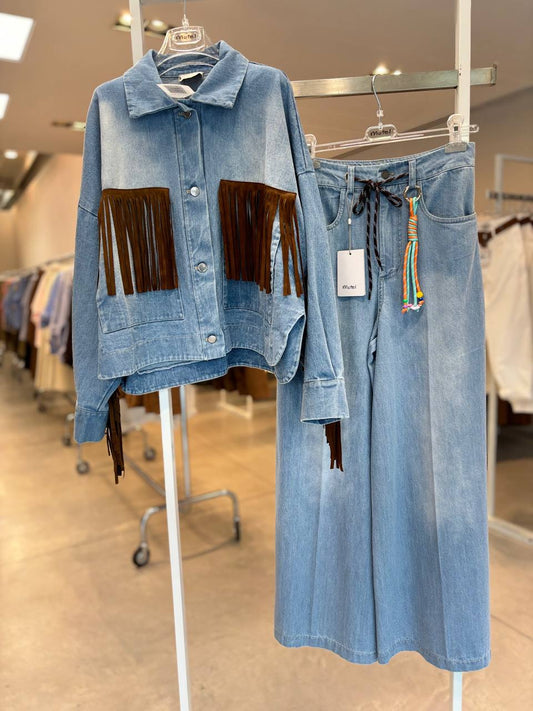 Motel diffusione jeans jacket country