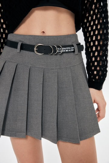 Quzu plisse skirt