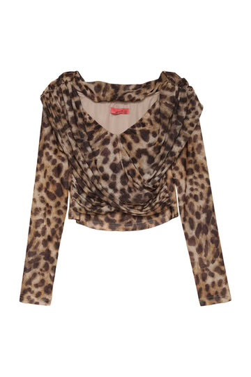 Quzu leopard shirt