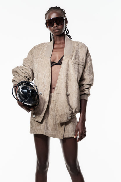 Lumina bomber velvet