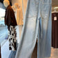 Motel denim pants wide leg