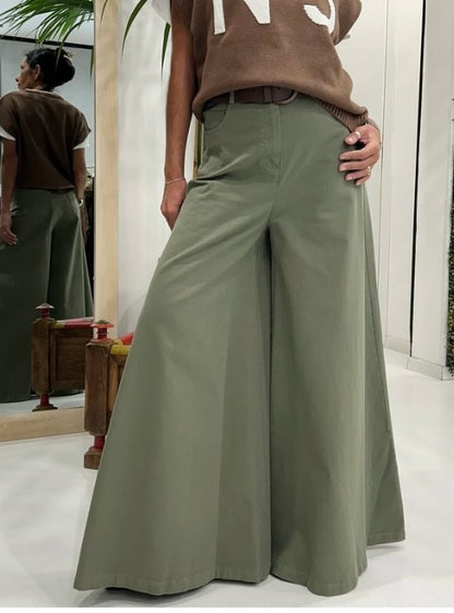 Tensione in big palazzo pants