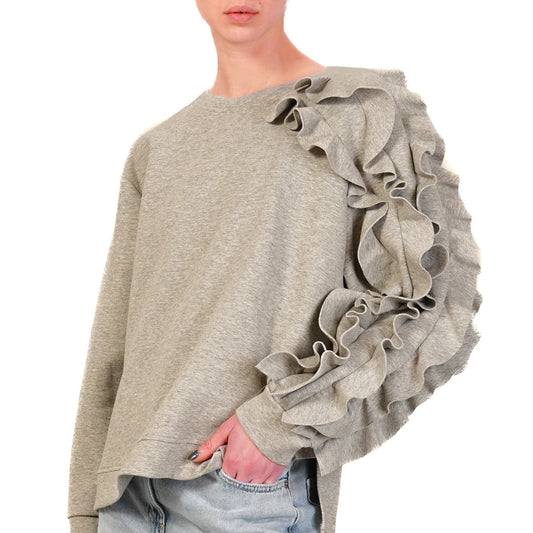 Tensione in sweater grigio