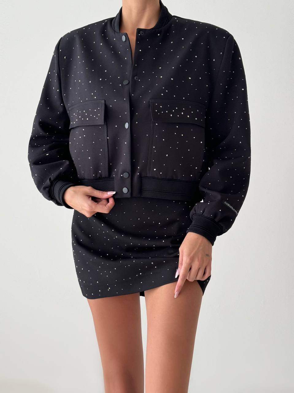 Quzu bomber glitter