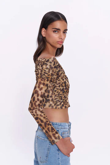 Quzu leopard shirt