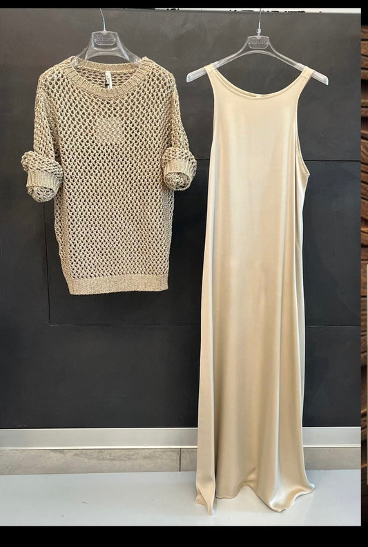 Tensione in gold tricot
