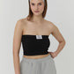 Quzu strapless shirt