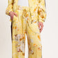 Motel giallo pants flower