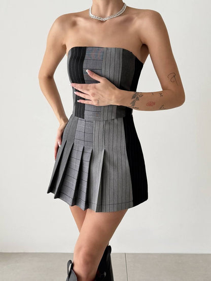 Quzu bustier grigio