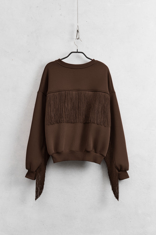 Sweatshirt franje