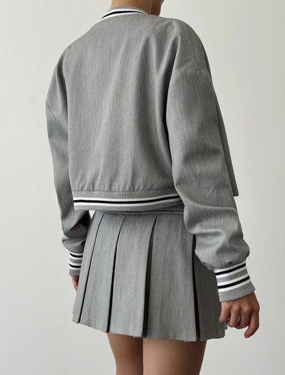 Quzu bomber grey N
