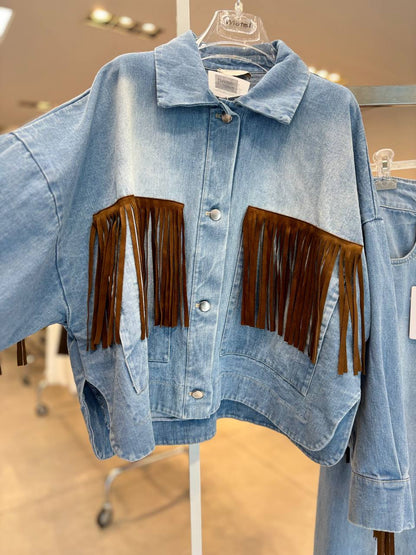 Motel diffusione jeans jacket country